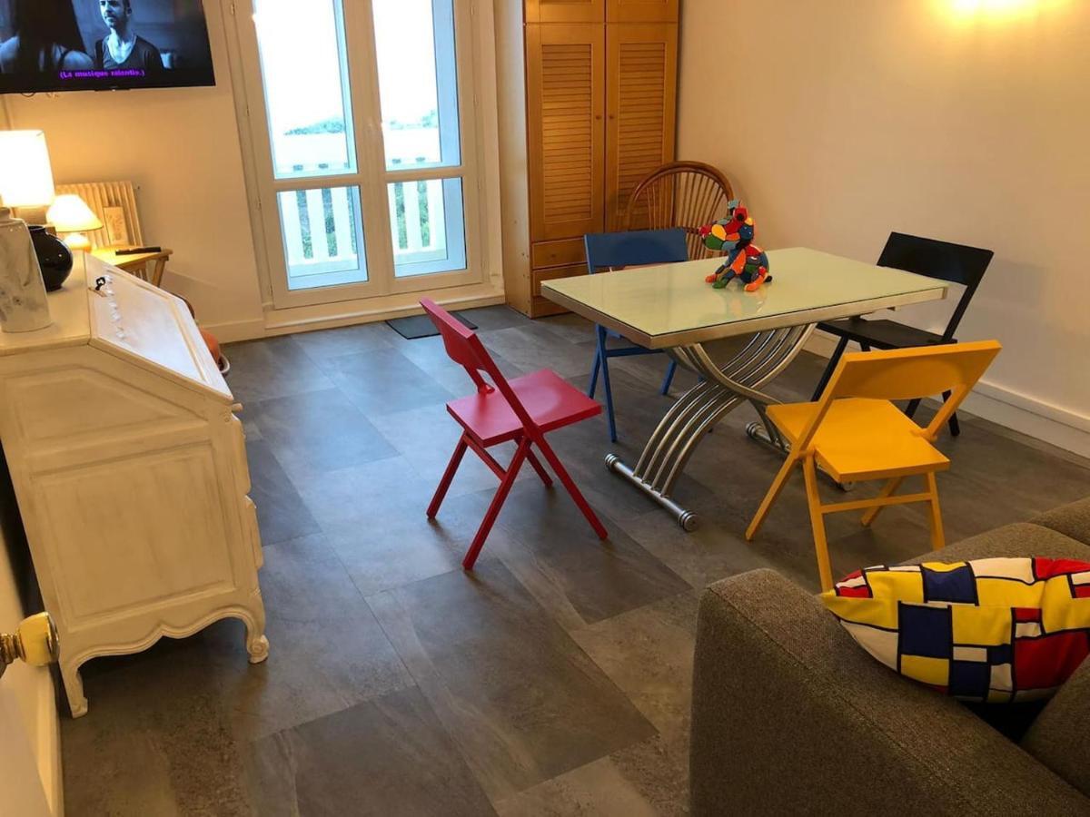 Studio 3* Vue Mer Parking Régina et Golf Biarritz Esterno foto